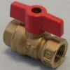 B&K ProLine 1/2 In. Brass FIP Gas Ball Valve -BBQ Haven Shop 490539 22057.1636986160
