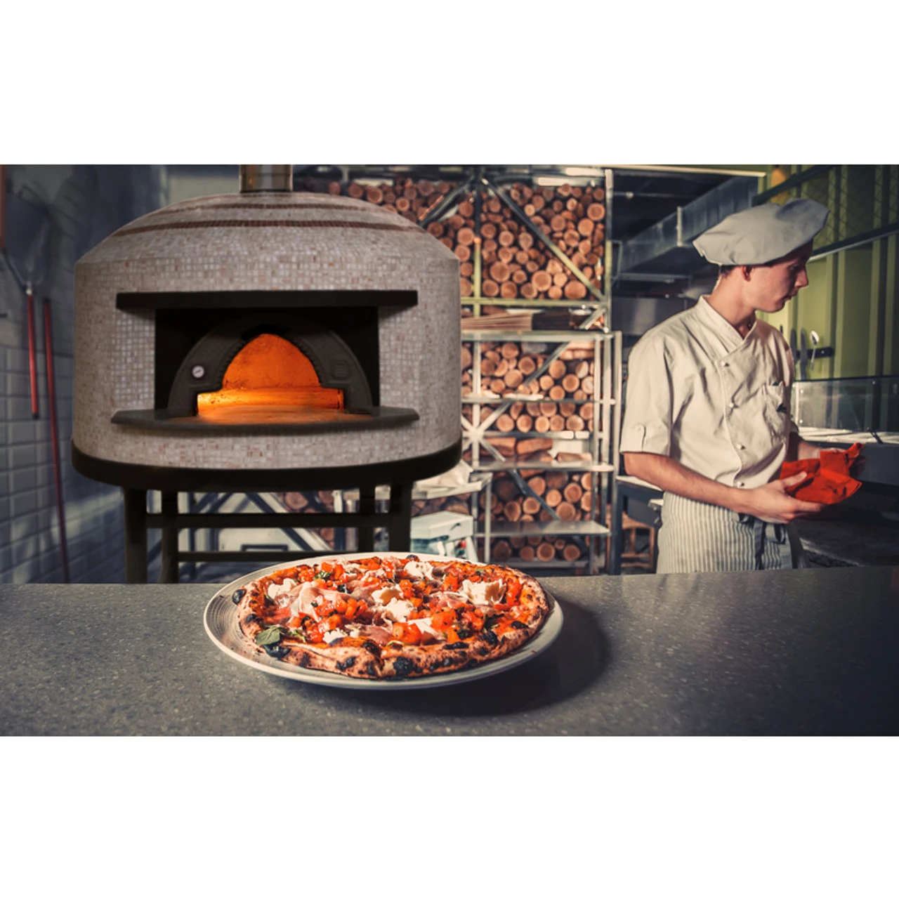 Alfa Outdoor Pizza Oven Napoli Gray 4 Alfa Outdoor Pizza Oven Napoli Gray - Image 2
