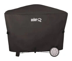Weber 7112 Premium Grill Cover - Q 2000 Series With Cart And Q 3000 Series