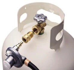 Mr. Heater Brass Quick Connect X Excess Flow Soft Nose P.O.L Propane Grill Adapter -BBQ Haven Shop 9800 95991.1637606472