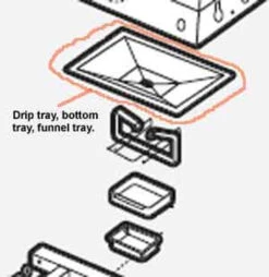 Weber 99251 Drip Tray For Silver A, Spirit 500 And 2007 Spirit 200 Models -BBQ Haven Shop drip bottom funneltray centerhole 14859.1645471712